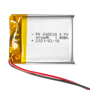 聚合物锂电池602530-400mah智能颈椎按摩器 拍拍灯蓝牙耳机电池