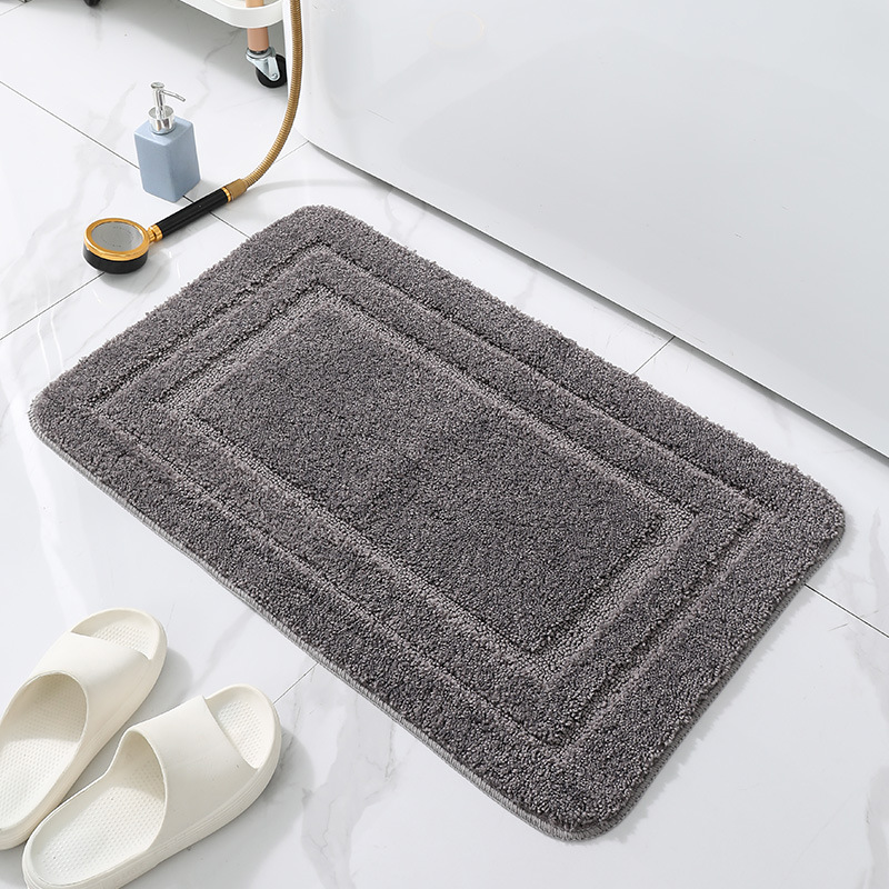 Thickened Microfiber New Absorbent Bathroom Bathroom Water-Absorbing Non-Slip Mat Kitchen Floor Mat Door Mat