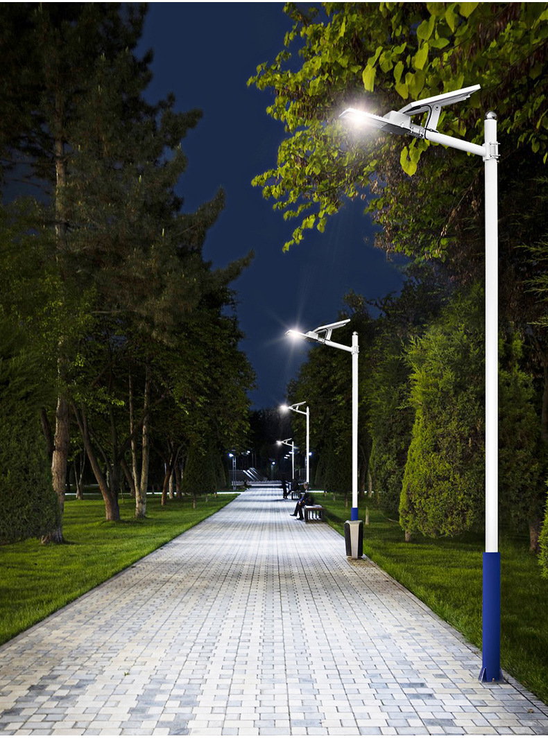 led太阳能路灯300w 新农村户外防水道路工程照明公园庭院高杆灯具