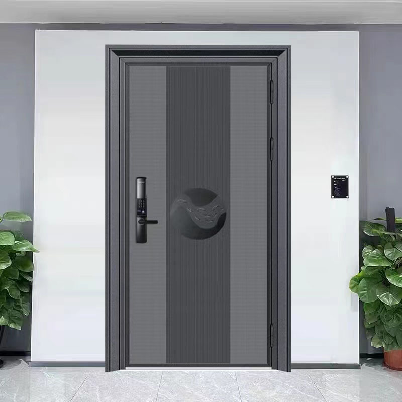 韩式门家用入户门简约进户门单开门304不锈钢防盗门智能别墅大门
