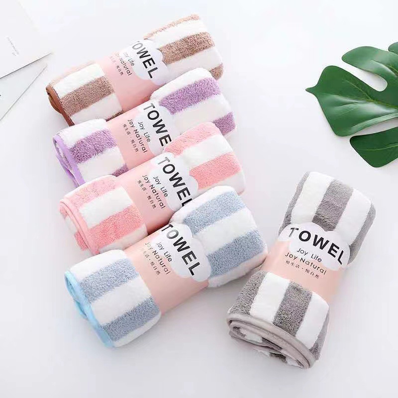 Xinjiang Cotton Towel Running Rivers and Lakes Stall 5 Yuan Model Long-Staple Cotton Coral Fleece Thickened Strong Absorbent Towel Wholesale