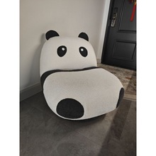 网红懒人沙发熊猫客厅小户型出租房可爱单人现代风小卧室卡通家用