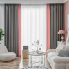 Northern Europe Simplicity Chenille Alpaca Mosaic shading thickening curtain a living room bedroom curtain finished product