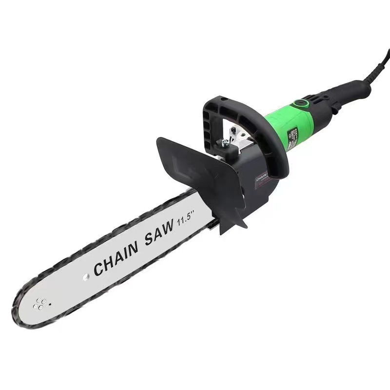 Chainsaw Household Wood Cutting Saw Electric Chain Saw Small Multi-Functional Woodworking Mini Angle Grinder Modified 12-Inch Electric Chain Saw