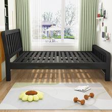 L$H铁艺床现代简约1.5米家用双人铁床加粗加固加厚1.2单人简易铁