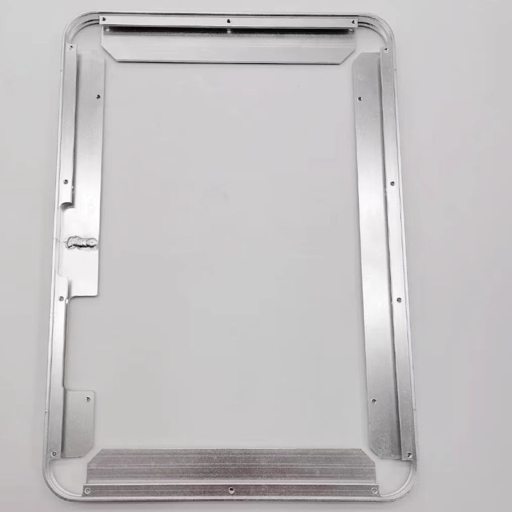 佛山铝合金边框一体折弯铝材led显示屏广告机外框氧化铝型材边框