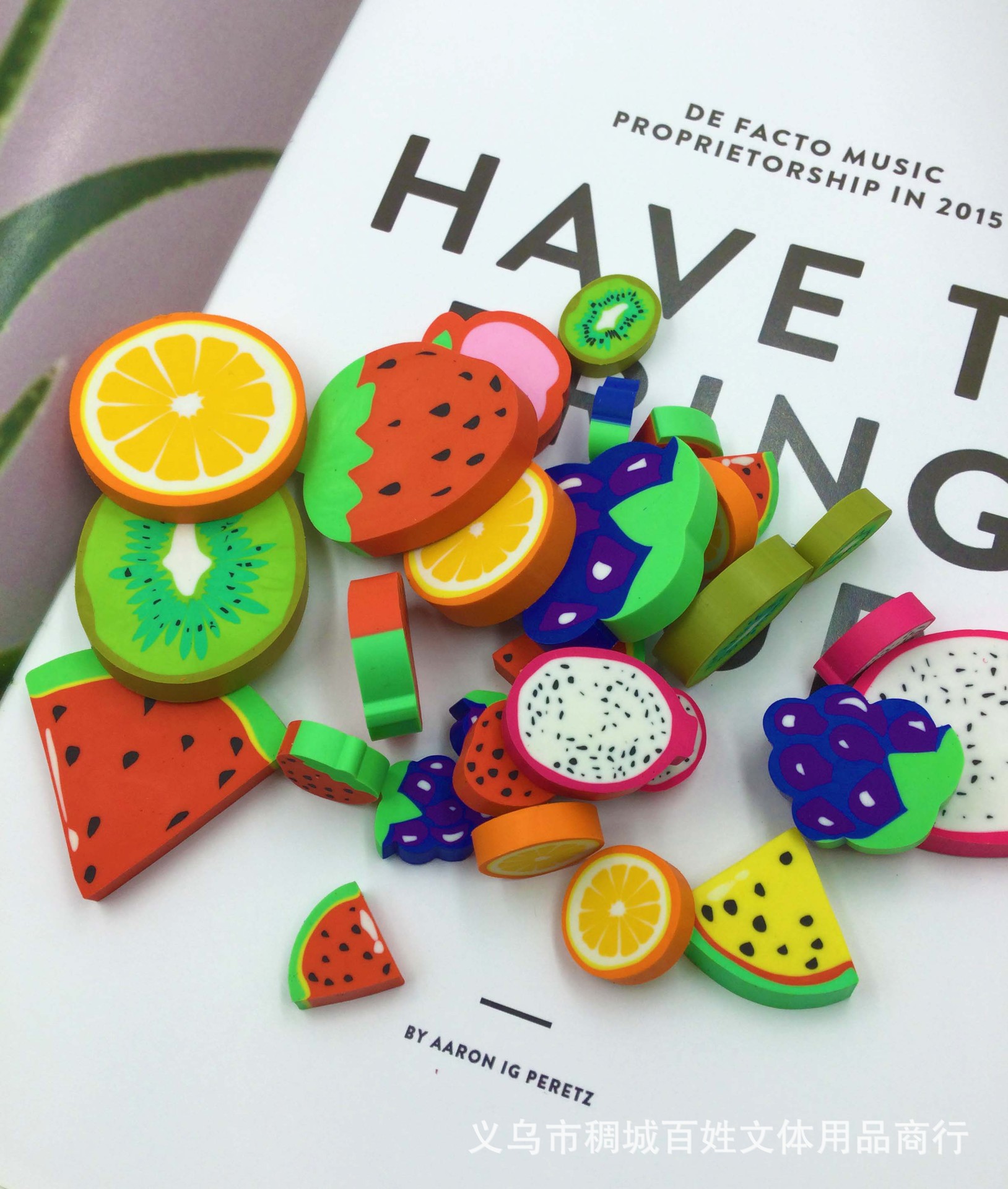 迷你可爱卡通橡皮擦儿童小学生专用趣味橡皮不留痕创意水果橡皮檫