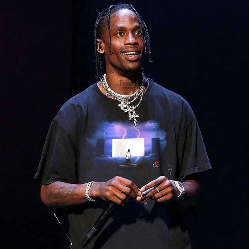 男装潮牌滑板短袖t恤欧美ins侃爷asap rocky向往舞台印花美式半袖