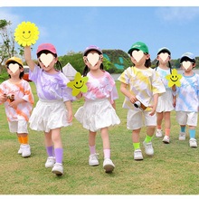 六一儿童啦啦队演出服幼儿园舞蹈毕业照合唱小学生运动会表演服装