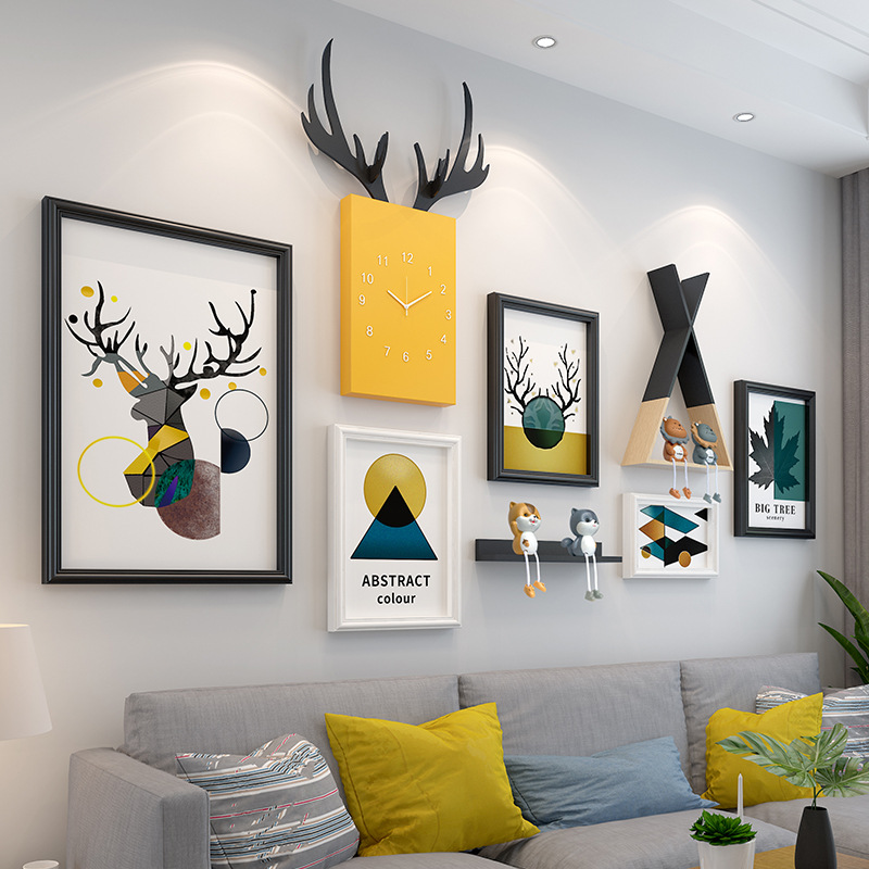 创意客厅墙面装饰沙发背景墙挂件简约卧室房间墙壁挂饰墙上装饰品