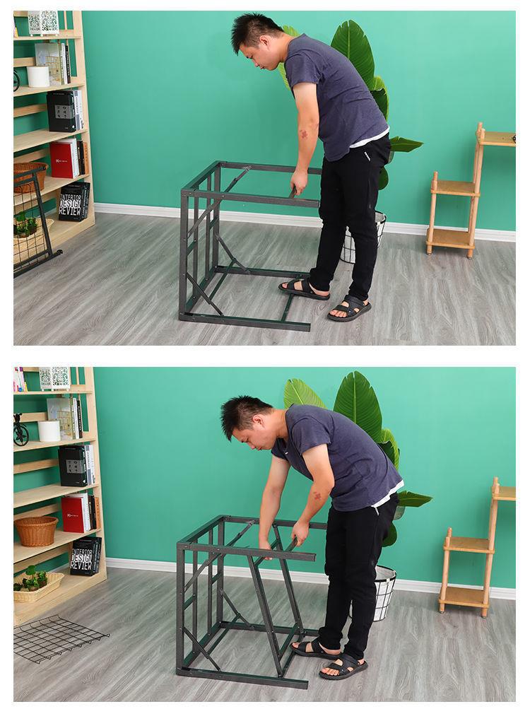 烤火架桌子家用五件套多功能简易伸缩折叠桌吃饭取暖正方形烤火桌