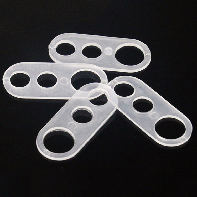 现货批发 塑料两孔八字形电源线扣 电源吊线环 三孔八字口线扣