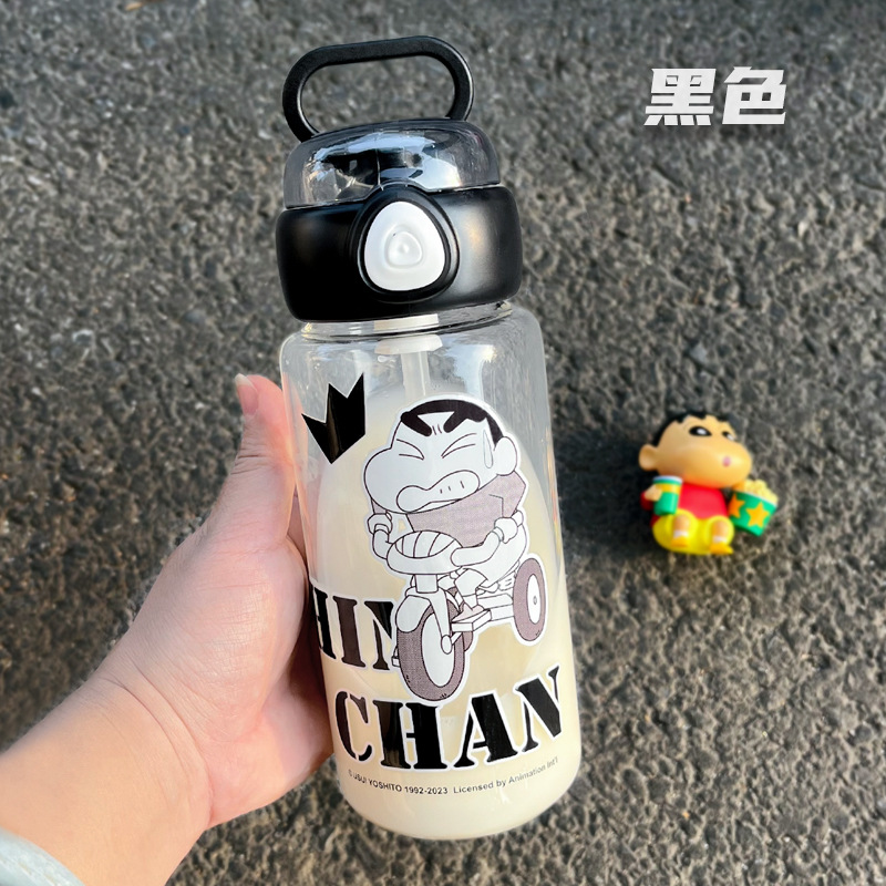 Crayon Xiaoxin Cartoon High Borosilicate Glasses Good-looking Large Capacity Gift Cup High Temperature Resistant Convenient Cup