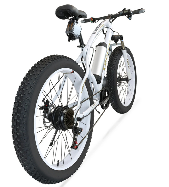 外贸电动车26寸雪地车500w 擎天电池电动自行车电瓶车助力锂电出