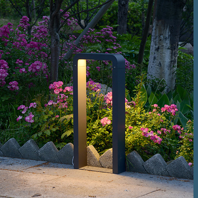 户外别墅草地灯 简约现代走廊花园庭院照明灯 led防水创意草坪灯