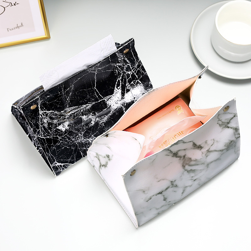 Nordic Ins Simple Home Living Room Creative Tissue Storage Box Bedroom Living Room Dining Table Car Universal Tissue Box