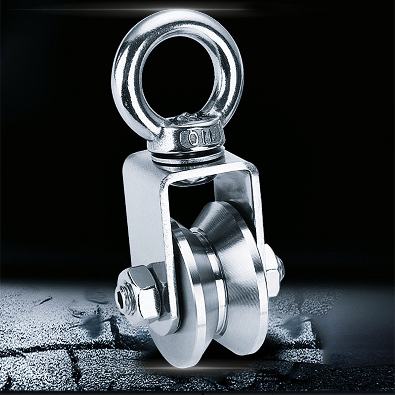 吊环定滑轮组 吊轮 船舶起重钢丝绳滑轮攀岩滑轮健身拉力省力滑轮