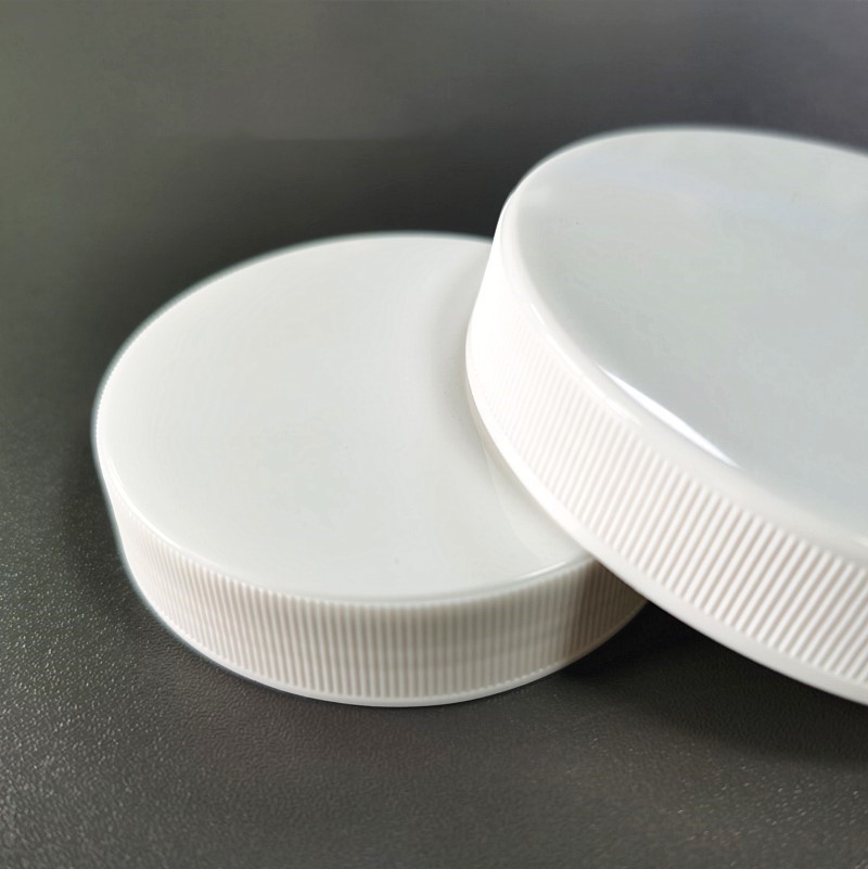 现货有线光面盖子通用防滑盖密封盖防漏pp广口塑料盖子瓶盖