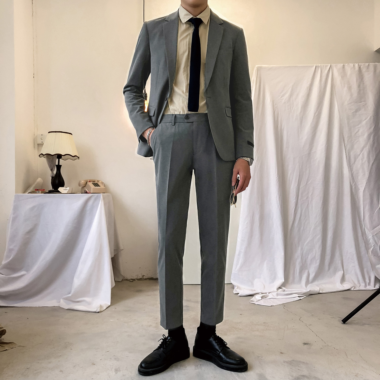 韩国东大门男西装