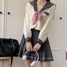 现货批发 南栀中 原创夏服短袖水手服jk制服女装套装甜美日系少女