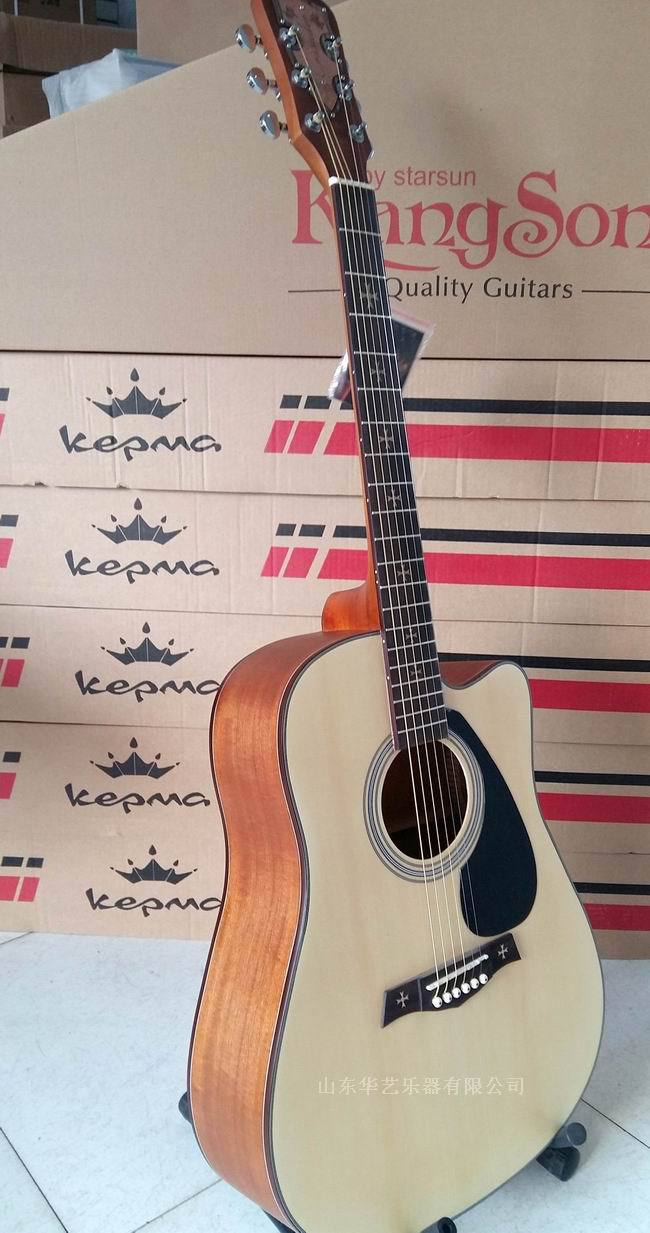 【批发】crusader十字民谣吉他41寸 电箱琴吉他 原厂产品
