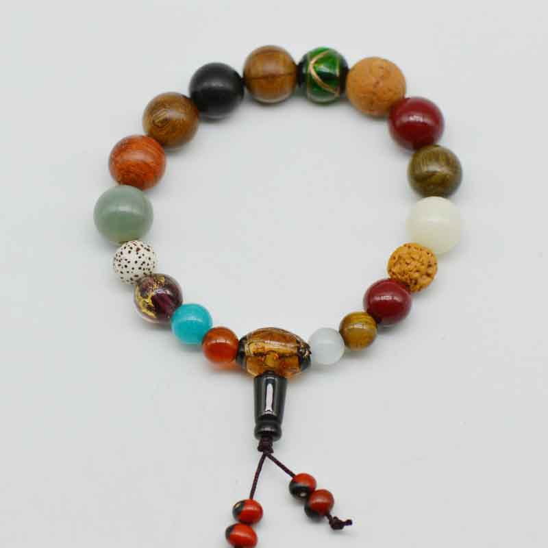 灵隐 十八籽菩提子手串 琉璃星月佛珠男女士手链文玩佛珠念珠批发