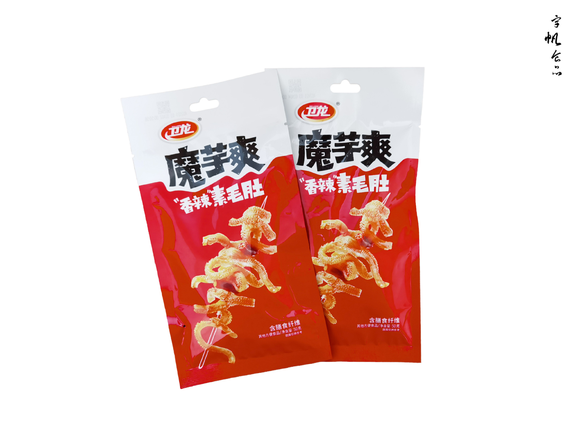 卫龙大面筋大辣棒小辣棒软豆皮魔芋爽风吃海带辣条批发超市可混批