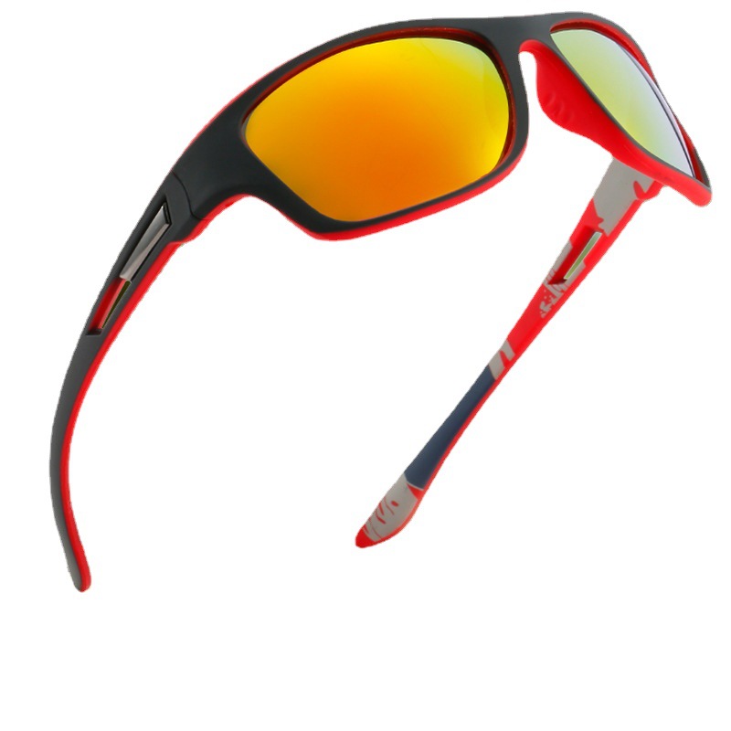 pit viper 运动款太阳镜d336男士偏光炫彩膜系列眼镜 防尘镜骑行