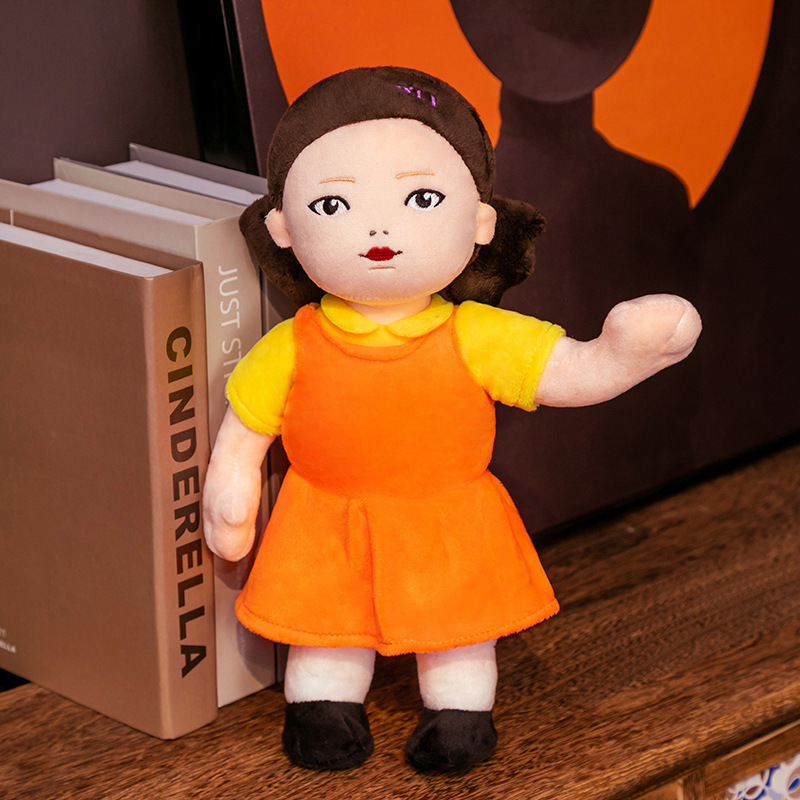 小女孩玩偶内置骨架毛绒玩具人形公仔娃娃可摆造型可爱卡通动漫