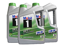 MobiI/绿美1号ESP润滑油 全合成机油 5W-30 SN级1/ 4L 发动机机油