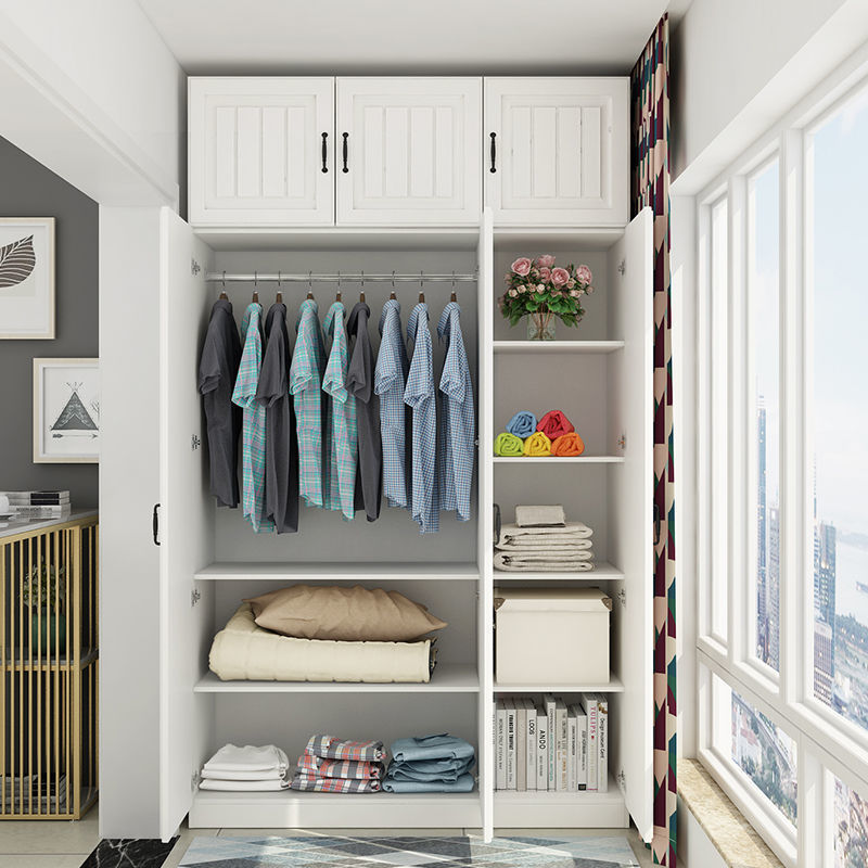 欧式阳台衣柜经济型储物柜大容量组合门厅柜防晒收纳柜