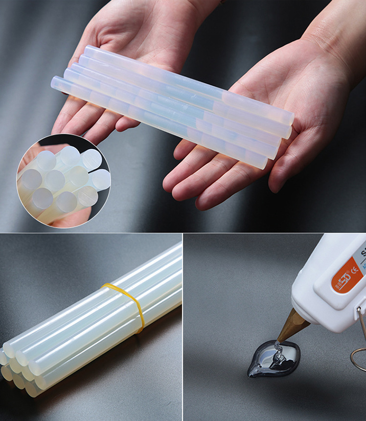 粘金属热熔胶 固体热溶胶工厂 高强度热融胶棒 胶枪热熔胶 强力