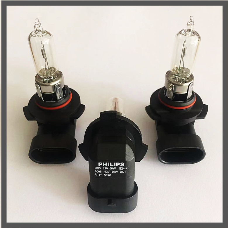 飞利浦汽车灯泡9005雾灯长寿增亮卤素远光大灯泡改装 hb3 12v 65w