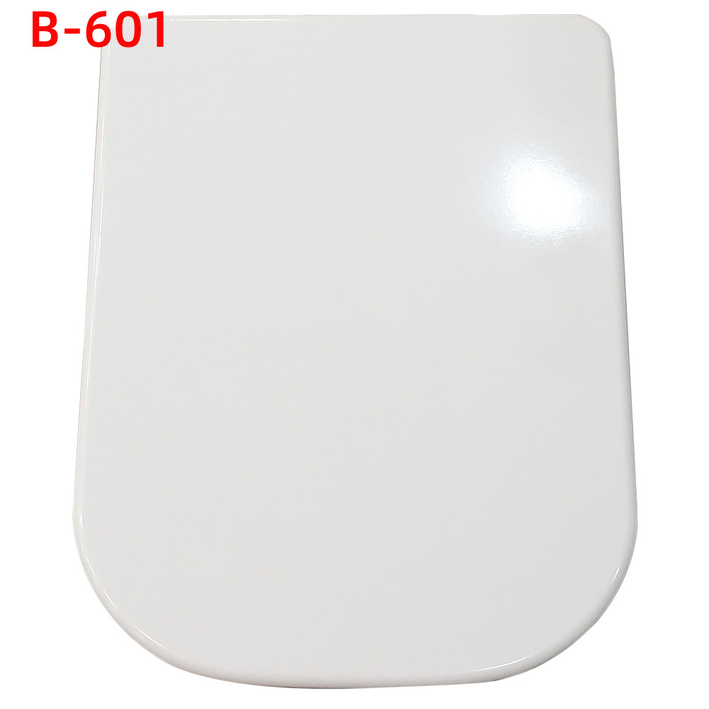 General-Purpose Urea Formaldehyde Toilet Seat Cover Mute UF Toilet Cover Plate Old-Fashioned Small Square Household Toilet Lid Wholesale