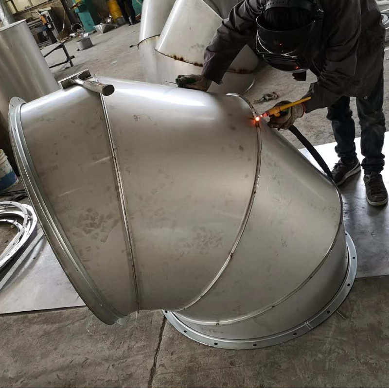 304不锈钢焊接风管厂房排风管废气高强排烟焊接圆形风管