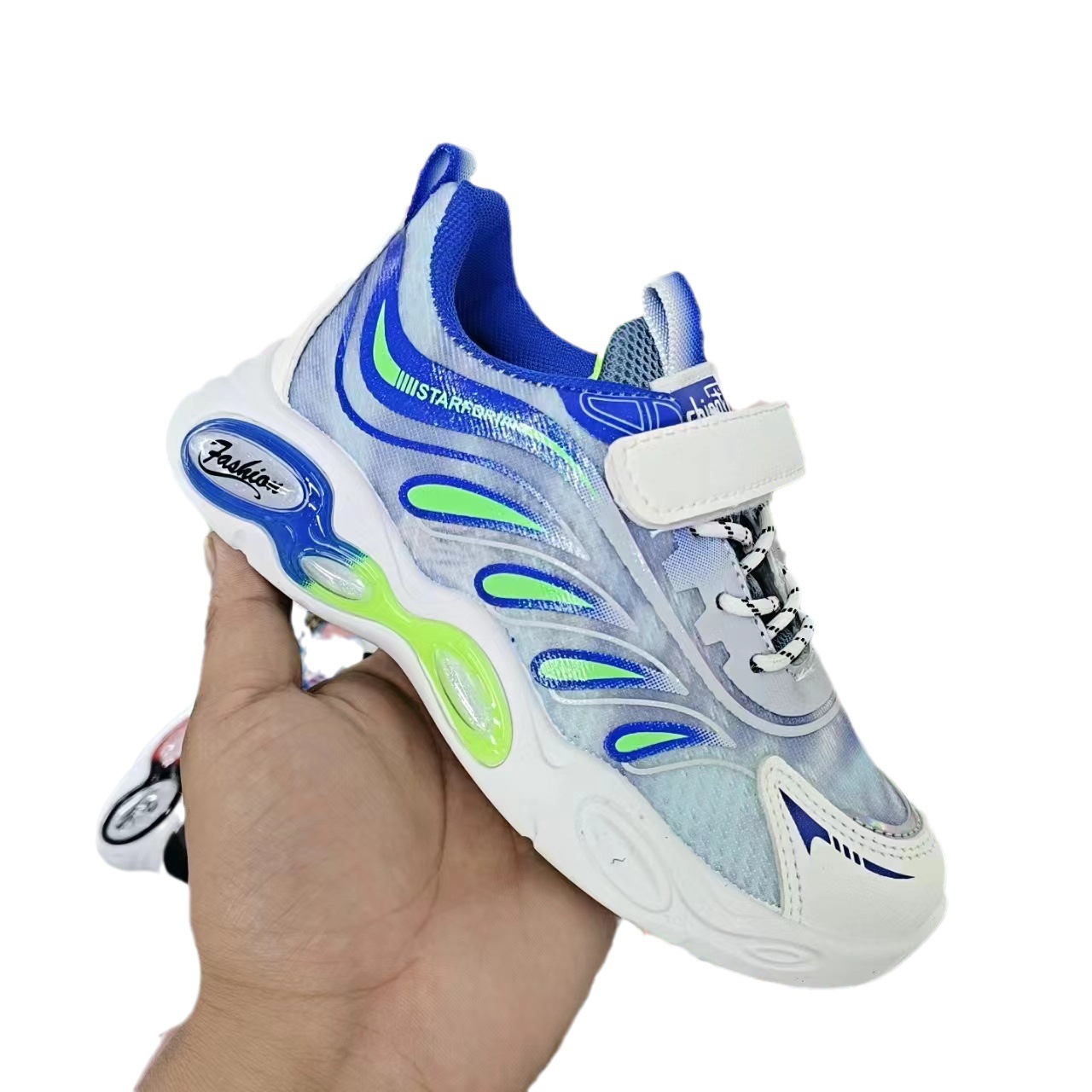 Children's Sneaker Medium and Large Children's Casual Mesh Shoes Running Shoes Tail Goods Foreign Trade Wholesale Children's Shoes