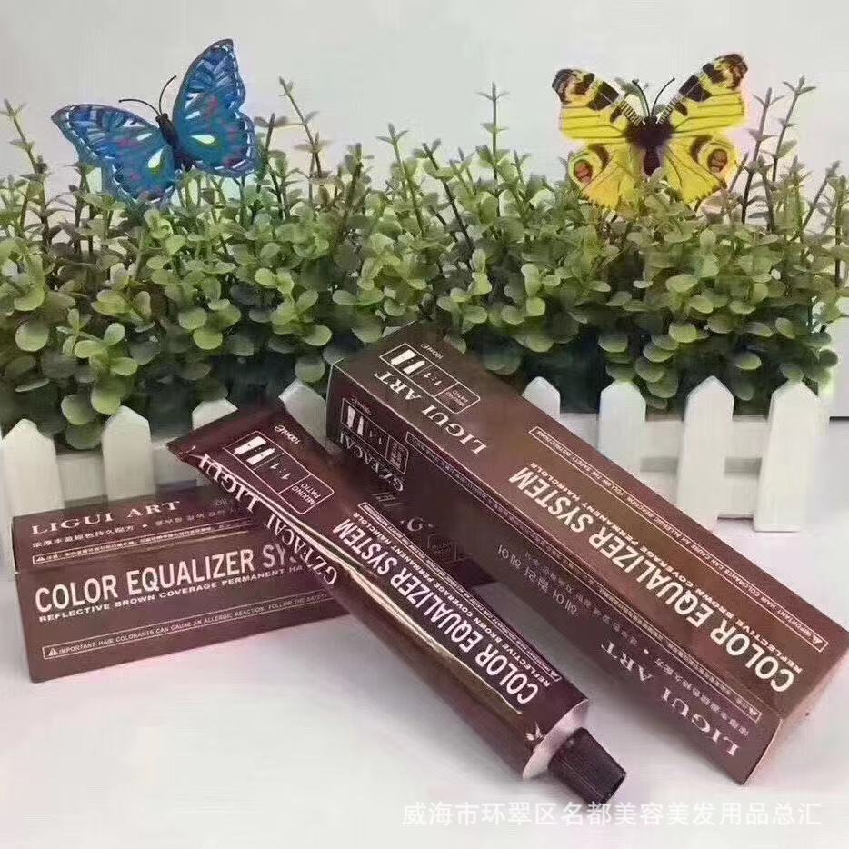 丽柜染膏日系染膏发彩出品潮色微潮色发廊用美发店用