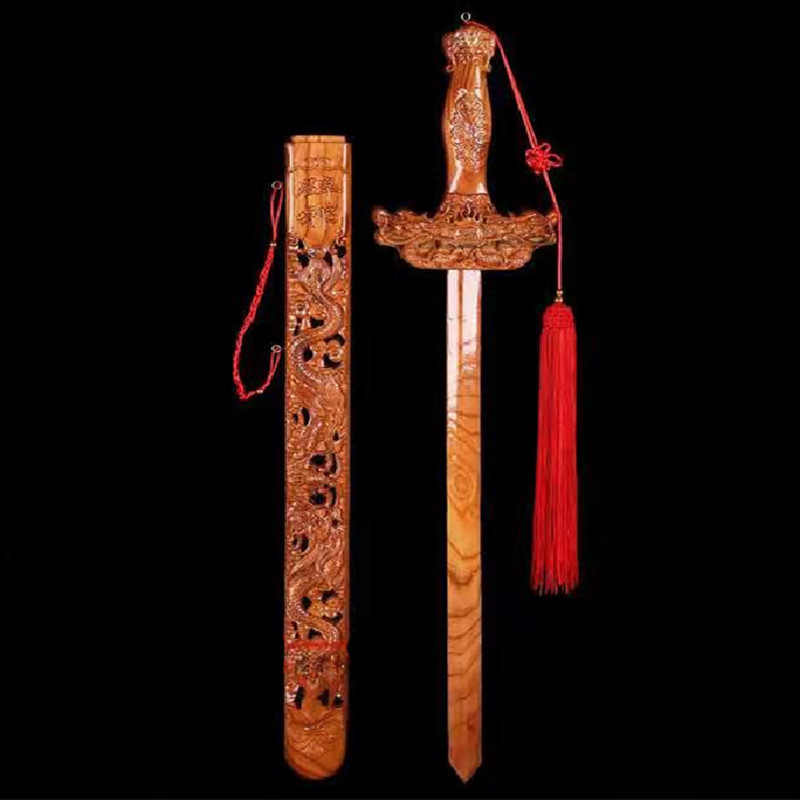 批发肥城桃木剑桃木工艺品桃木小剑短剑桃木家居饰品挂件礼品木雕