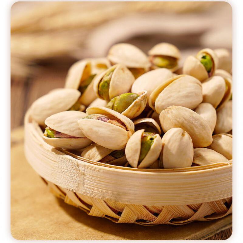 开心果坚果果仁含罐装50g/1000g自然开口大颗粒盐焗干果休闲零食