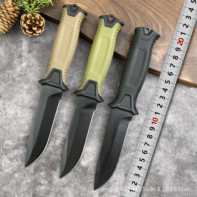 explorer second generation outdoor straight knife wilderness adventure self-defense knife outdoor camping portable knife multifunctional tactical knife