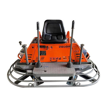 混凝土水泥路面磨光机 驾驶型双盘汽油抹光机100型内燃座驾打磨机