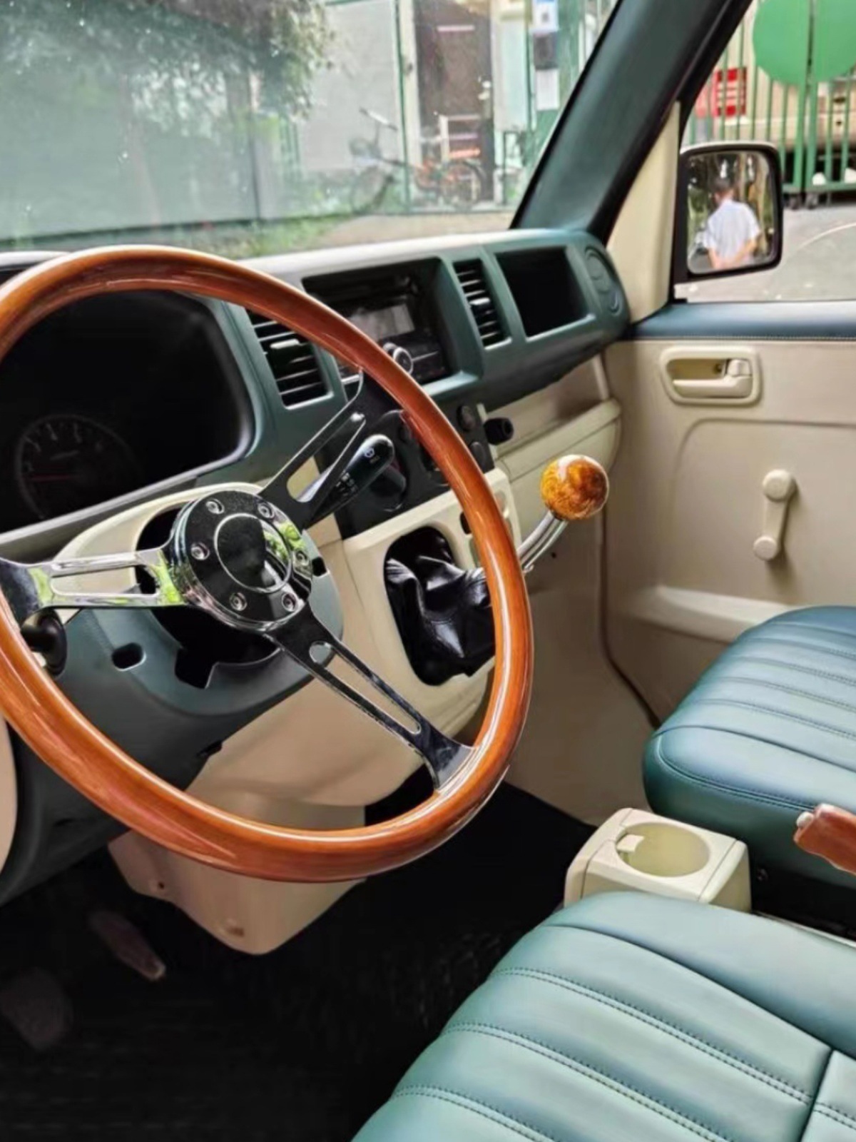 汽车改装桃木复古方向盘 北斗星浪迪复五菱捷达普桑旅桑塔纳15寸