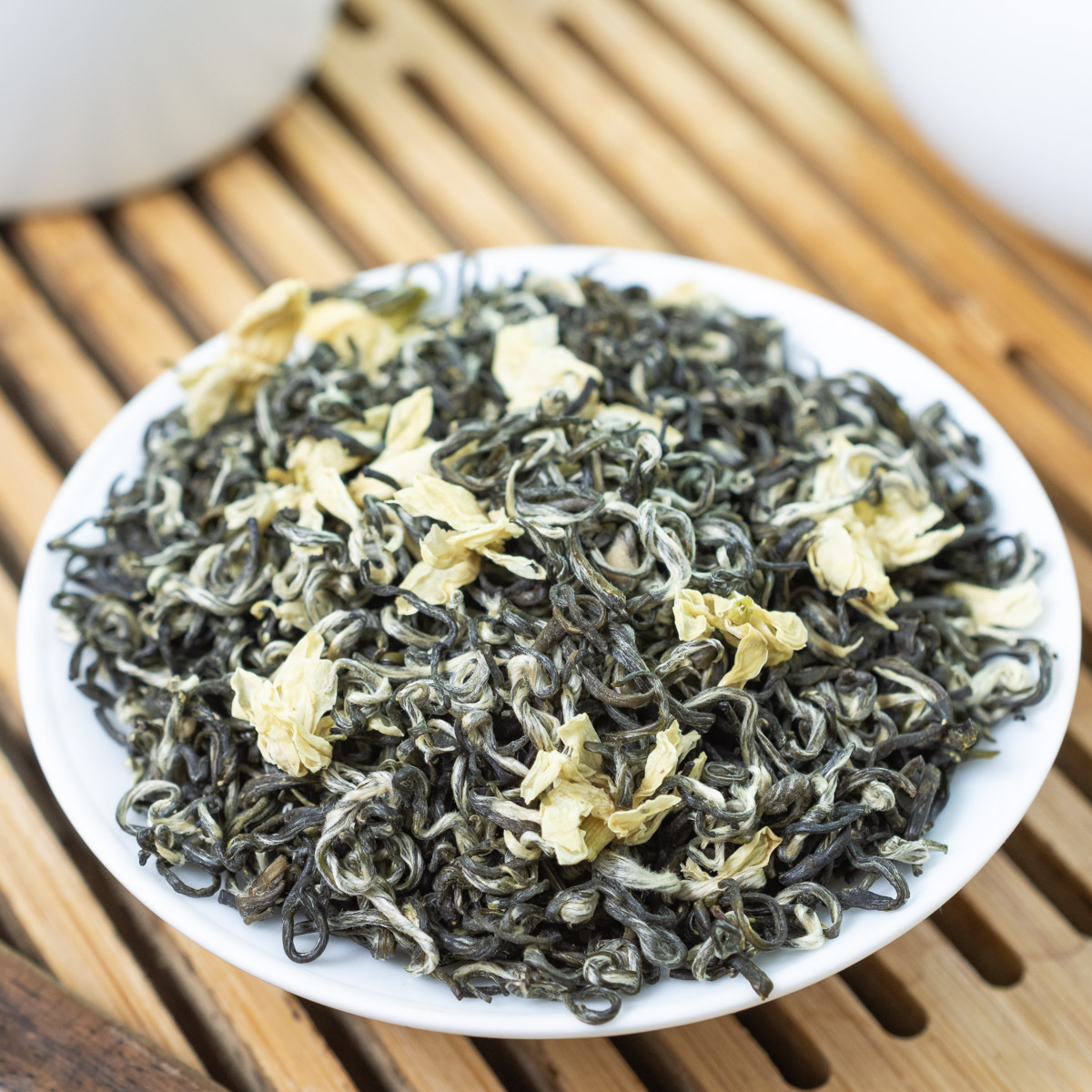 雪茶叶散装 雅安蒙顶甘露花茶 2021新茶四川特级茉莉花茶浓香型飘