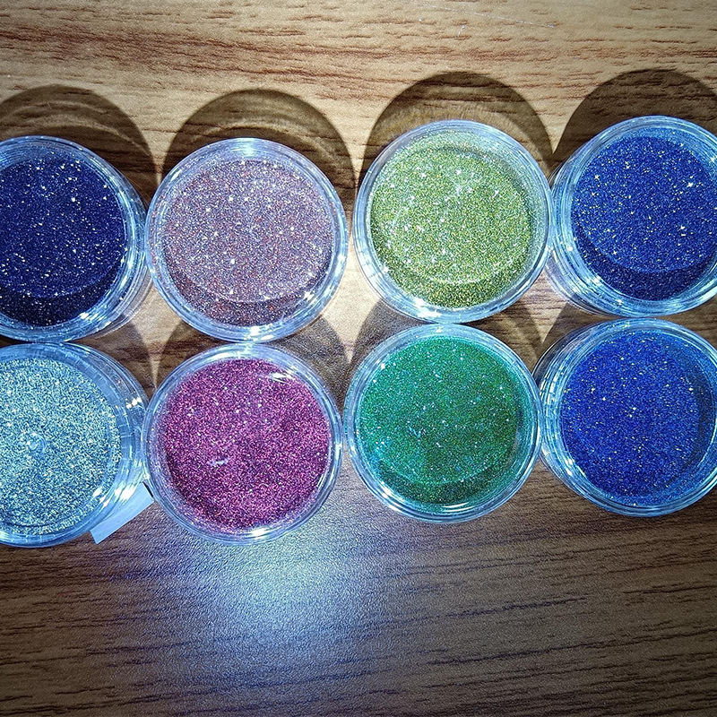 反光美甲高亮彩色反光粉