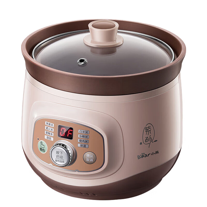 小熊(bear)2l电炖锅 ddg-d20t5 电砂锅煮粥煲粥宝宝辅食煲汤锅