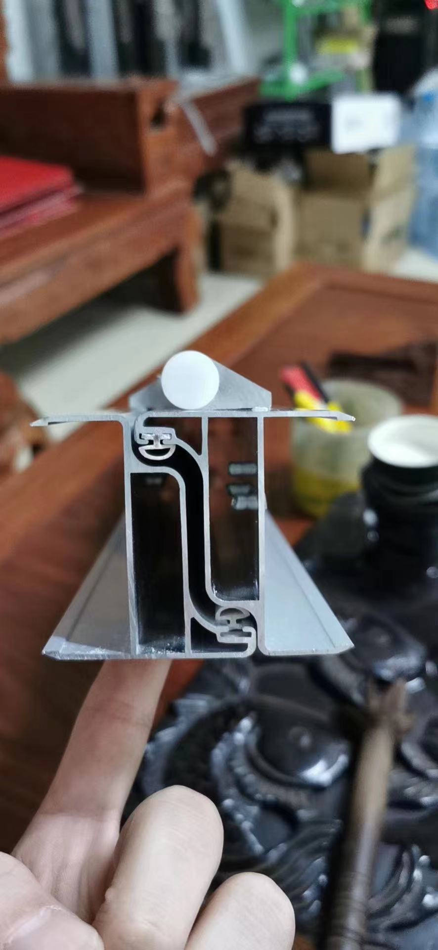 无尘车间铝合金铝材厂家c型铝槽彩钢板铝型材铝型槽地槽净化铝材