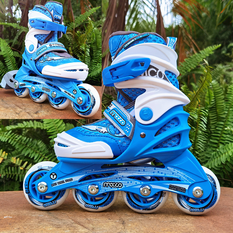 米高轮滑鞋溜冰鞋直排轮旱冰鞋男女可调初学轮滑鞋mc0溜冰鞋mco