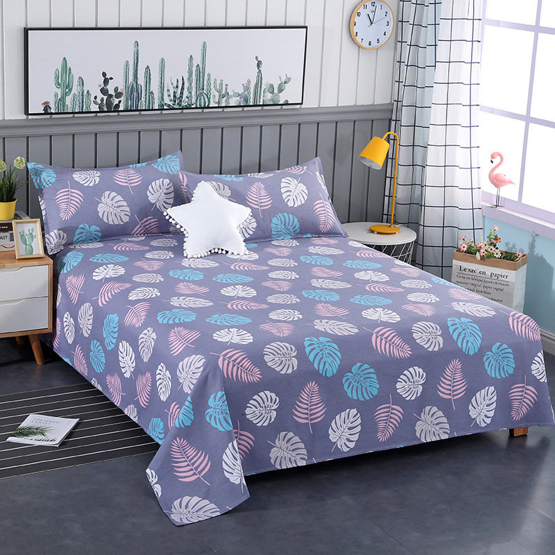 床单被单微瑕疵处理老粗布单件棉红色斜纹防滑亚麻棉麻厚款夏季