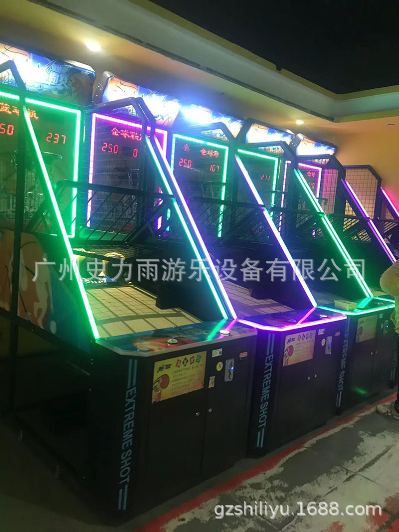 二手网络版世宇篮球争霸赛可折叠投篮机篮球机成人游戏机电玩城