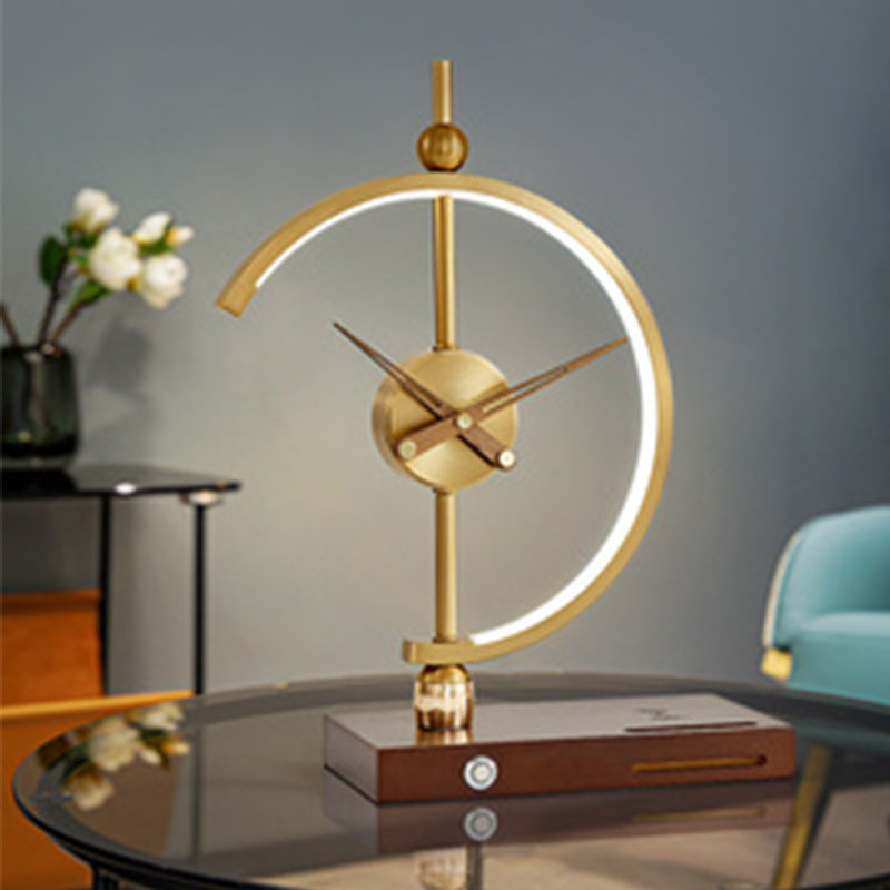 Creative Clock Table Lamp